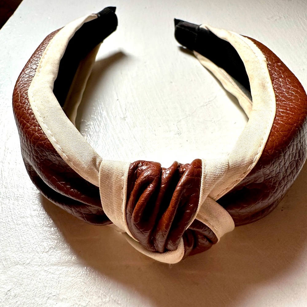 Brand new leather headband.